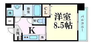 ヴェリテ新大阪イーストの物件間取画像